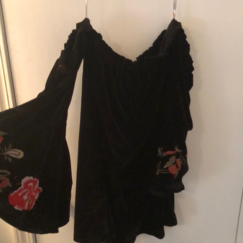 Francesca’s velvet dress.